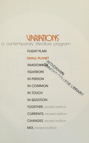 Variations a contemporary literature program