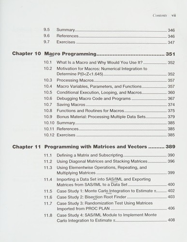 Statistical Programming in SAS