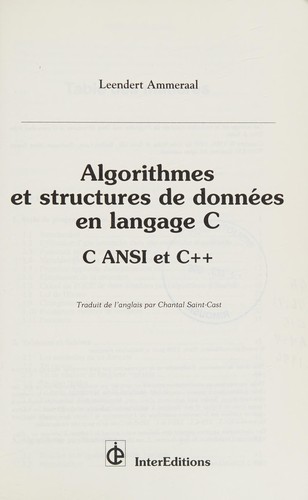 Algorithmes et structures de données en langage C