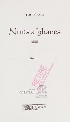 Nuits afghanes