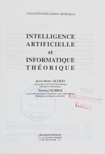 Intelligence artificielle et informatique théorique