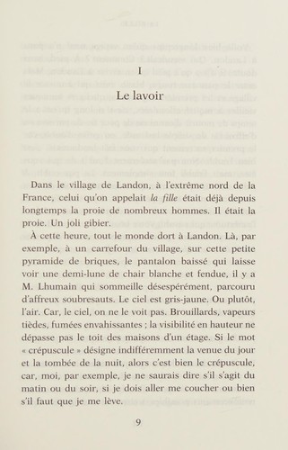 La fille by Éric Marty cover