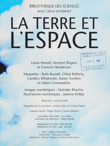 La terre et l'espace by Laura Howell cover