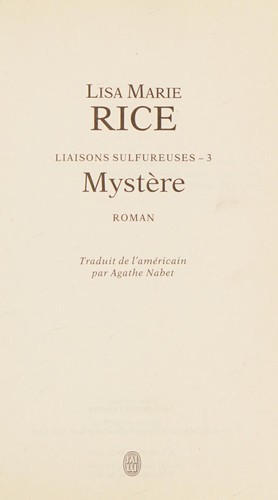 Mystère by Lisa Marie Rice cover
