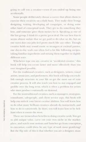 The accidental creative