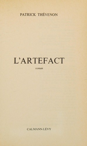 L' artefact by Patrick Thévenon cover
