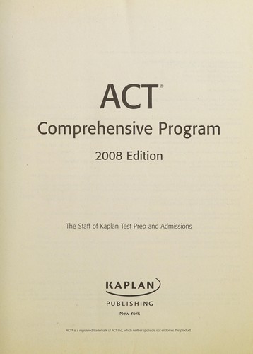 ACT comprehensive program