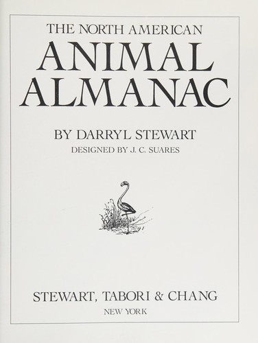 The North American animal almanac by Darryl Stewart cover