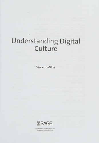 Understanding digital culture