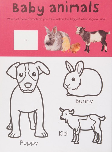 My giant sticker animal colouring book by  cover
