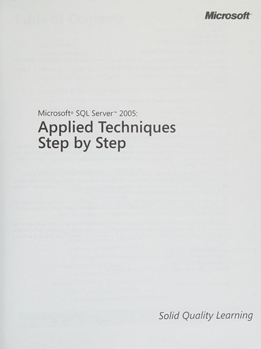 Microsoft SQL server 2005