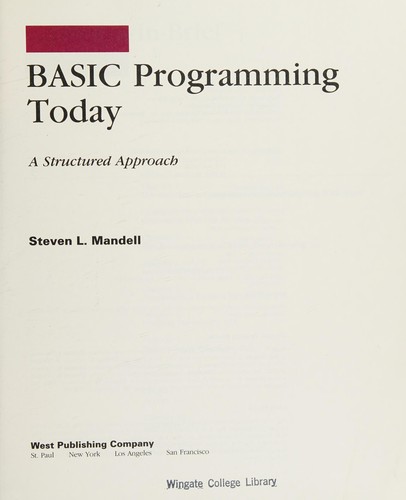 BASIC programming today