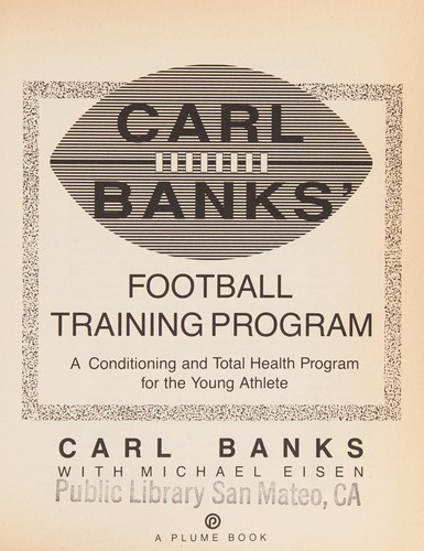 Carl Banks' football training program