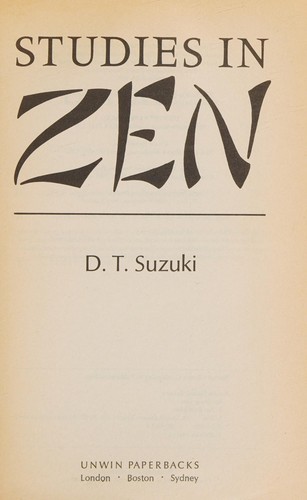 Studies in Zen