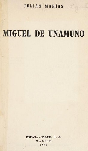 Miguel de Unamundo