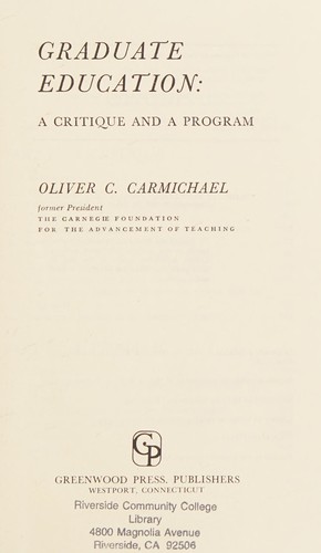 Graduate education