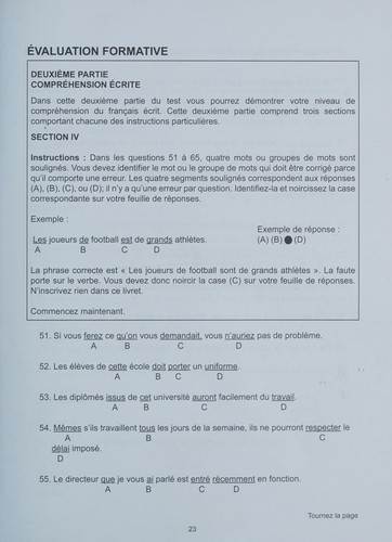 Guide de préparation au test de français international by Arlette Niedoba cover