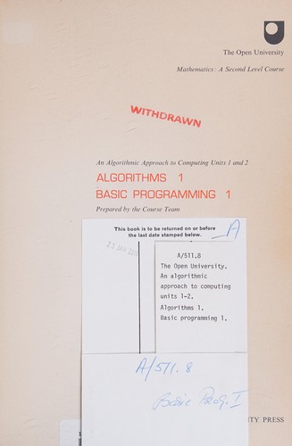 Algorithms 1