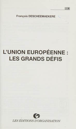 L' union européenne