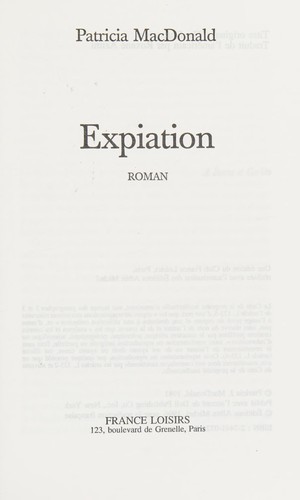 Expiation by Patricia J. MacDonald cover