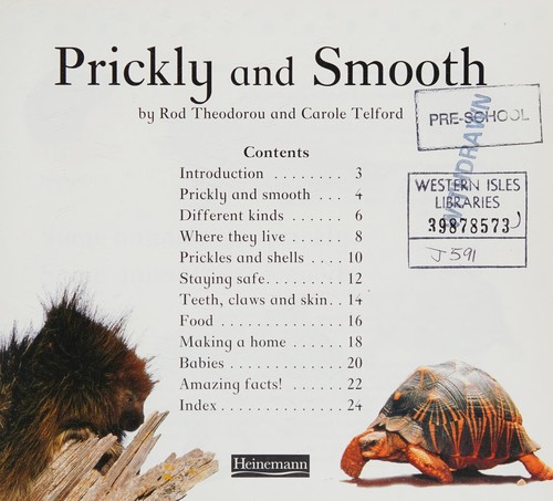 Prickly and smooth by Carole Telford, Rod Theodorou cover