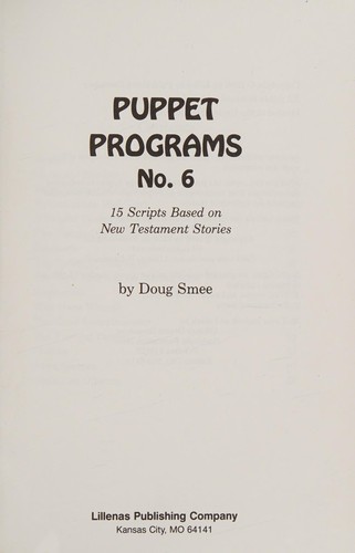 Puppet Programs No. 6