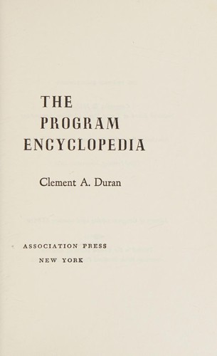 The program encyclopedia