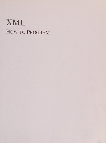 XML by Harvey M. Deitel cover