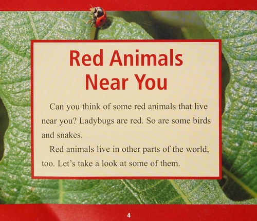A rainbow of animals