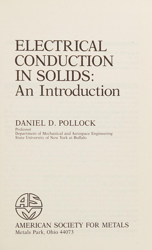Electrical conduction in solids