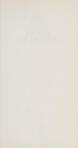 Musées de France by Tatiana de Beaumont cover