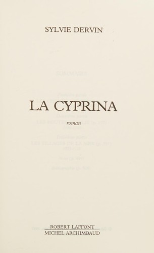 La Cyprina by Sylvie Dervin cover