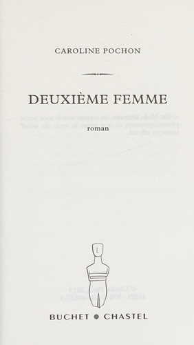Deuxième femme by Caroline Pochon cover