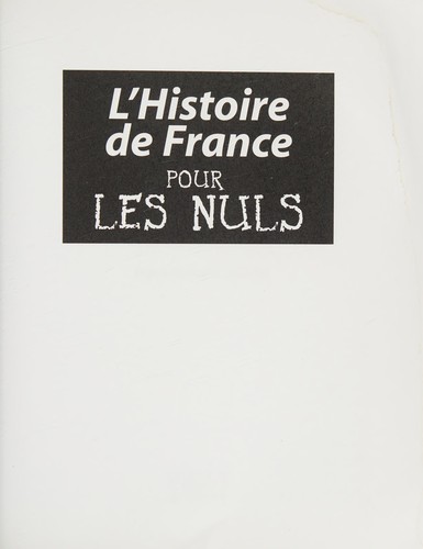 L'histoire de France pour les nuls by Jean-Joseph Julaud cover