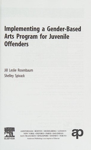 Implementing a Gender-Based Arts Program for Juvenile Offenders