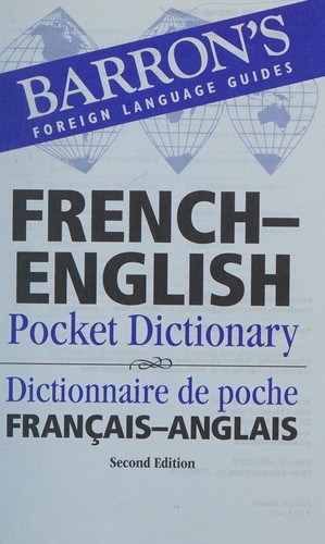 French-English pocket dictionary = by Inc Barron's Educational Series cover