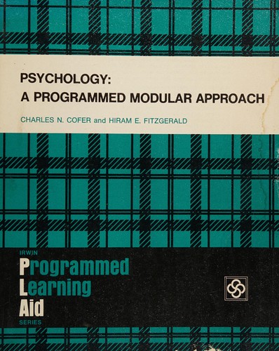 Programmed learning aid for the profession of psychology (Irwin programmed learning aid series)