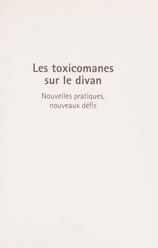 Les toxicomanes sur le divan