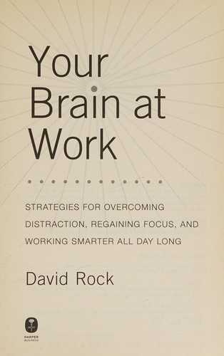 Your brain at work