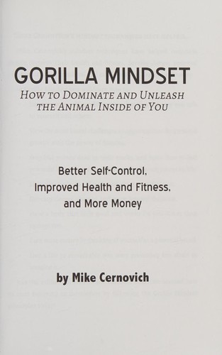Gorilla mindset
