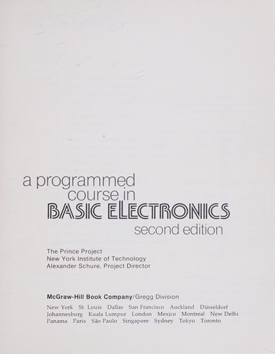 A programmed course in basic electronics
