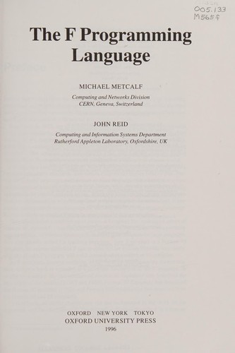 The F programming language