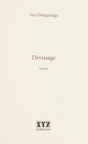 Dévissage by Iris Delagrange cover