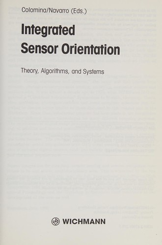 Integrated sensor orientation
