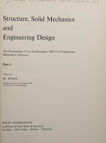 Structure, solid mechanics and engineering design