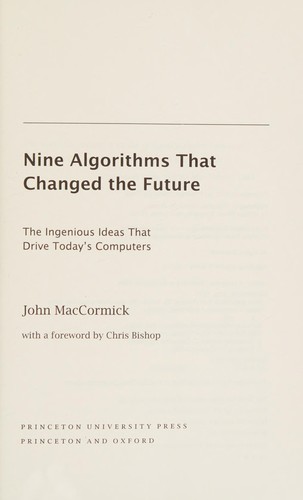 Nine algorithms that changed the future