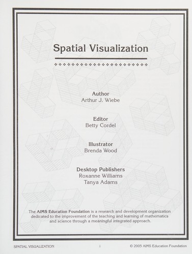 Spatial Visualization (Patterns, Problem Solving, and Practice)
