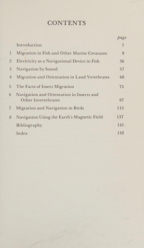 Animal migration and navigation by Philip Street cover