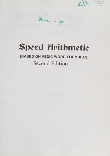 Speed arithmetic