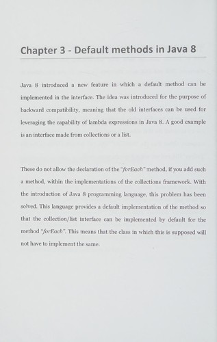 JAVA 8 PROGRAMMING